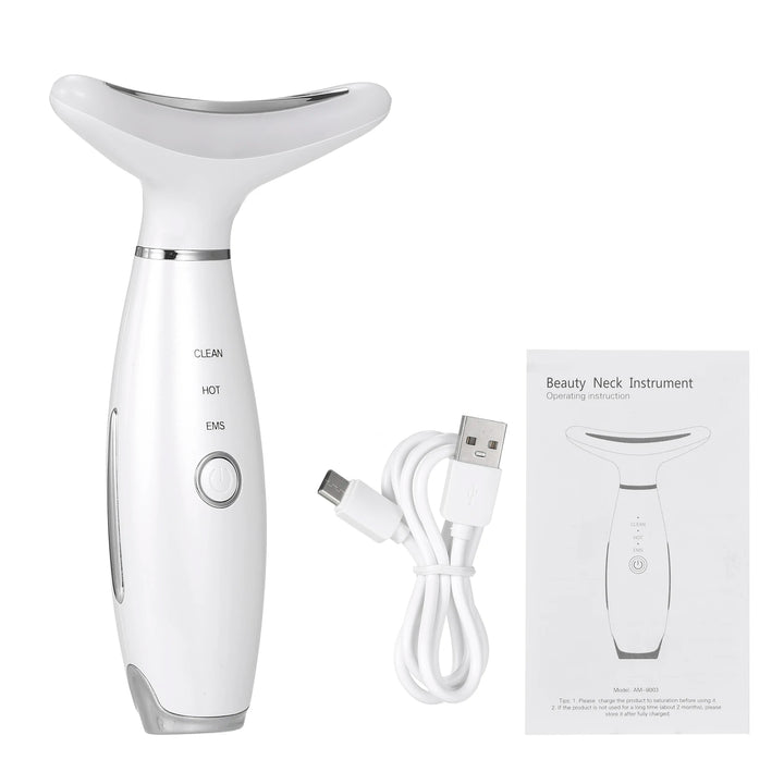 3-Color LED Neck & Face Lifting Massager