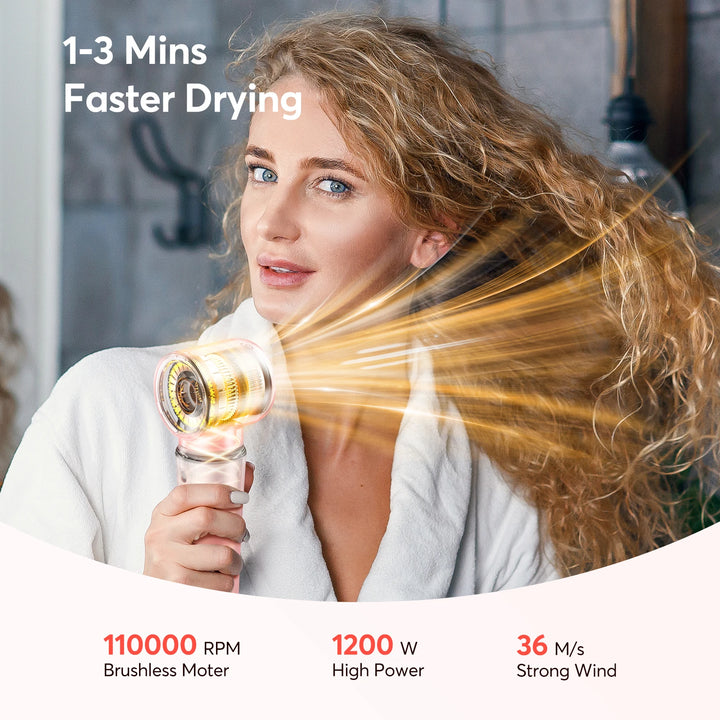 BOPCAL 5-in-1 Hair Dryer & Multi-Styler with 300M Negative Ions – Straightener, 32mm Curler, Volumizer & More