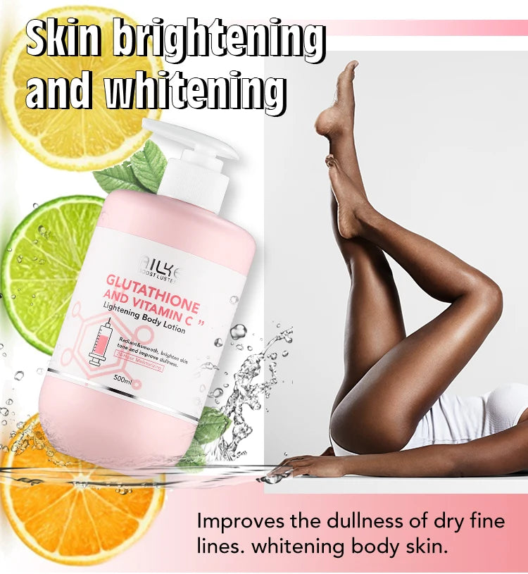 AILKE Luxe Brightening & Moisturizing Body Care Set – Glutathione, Vitamin C & Shea Butter