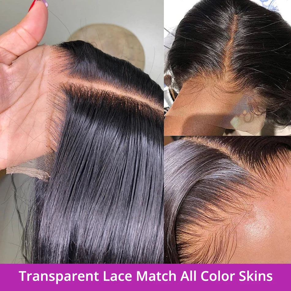 Empower Luxe HD Lace Wig – Glueless Bone Straight Bob in 250% Density Human Hair