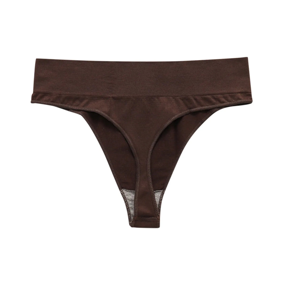 Seamless Breathable High-Rise Thong – Ultra-Comfortable Invisible Panties for Women