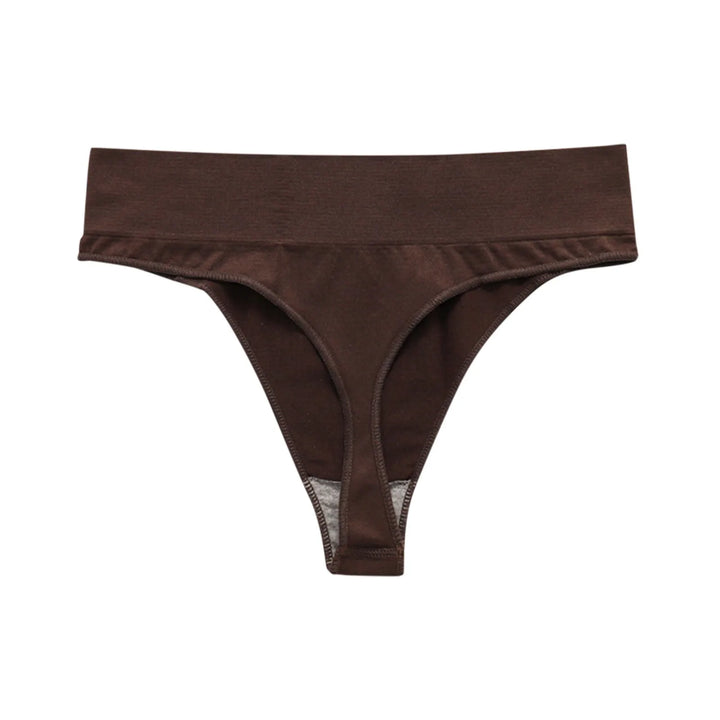 Seamless Breathable High-Rise Thong – Ultra-Comfortable Invisible Panties for Women