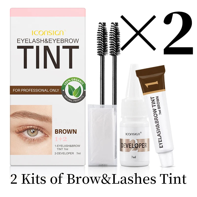 Lash & Brow Luxe Tint Kit – 15-Minute Waterproof Color