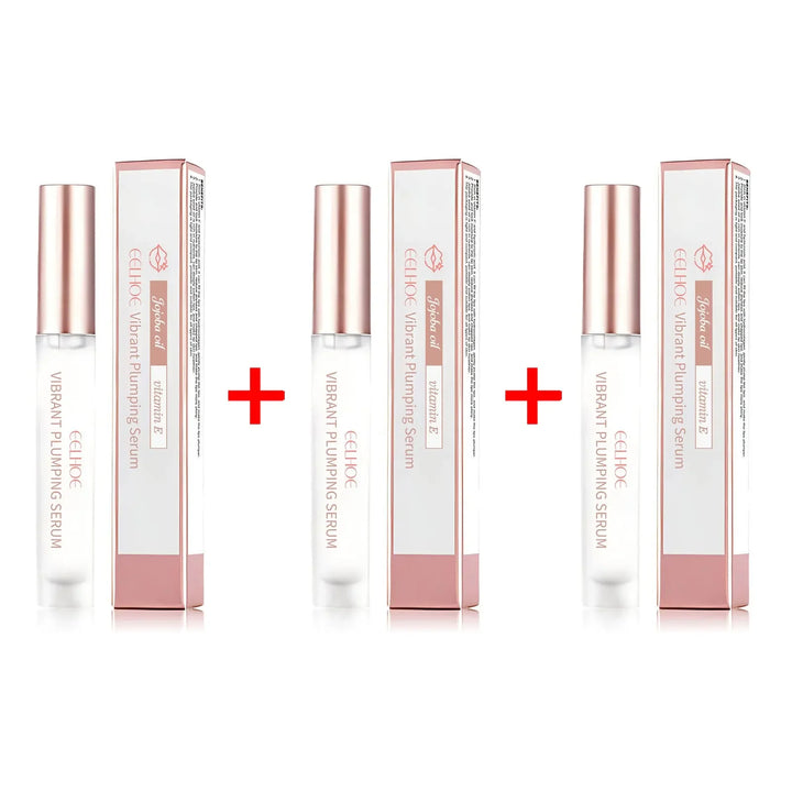 Plump & Glow Lip Serum Trio – Vitamin E Moisture Gloss