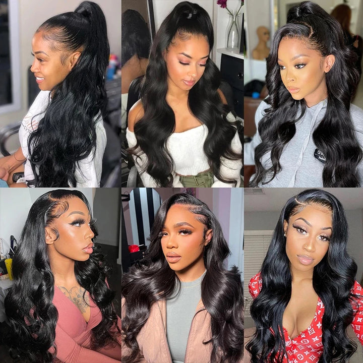 Empower Length 36" Body Wave HD Lace Wig – Brazilian Human Hair, 180% Density