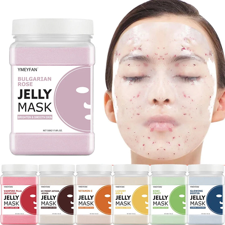HydraGlow Jelly Mask Powder – Hyaluronic Acid Firming & Moisture Recharge (500g)