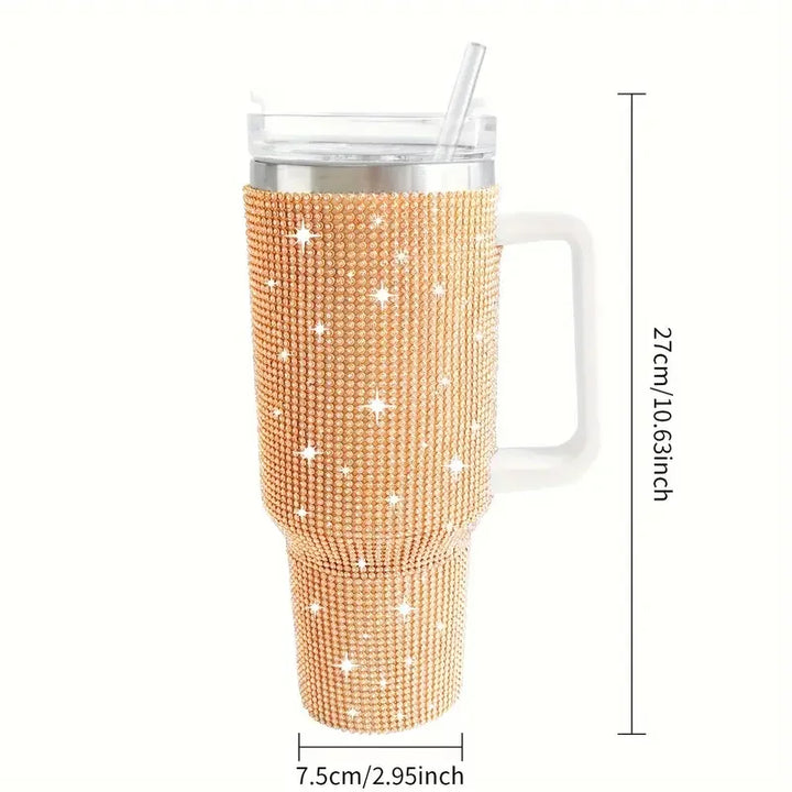 GlamHydrate 40oz Luxe Studded Tumbler