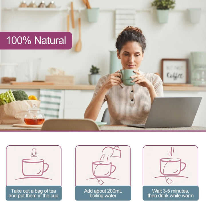 IMATCHME Milk Thistle Herbal Tea – 28-Day Liver Cleanse Detox Pack