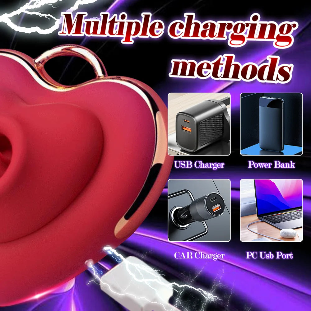 Vibrating Egg Clitoral Stimulator – Oral Sucking & Tongue Licking Vibrator with 10 Vibration Modes, Discreet Adult Toy for Women