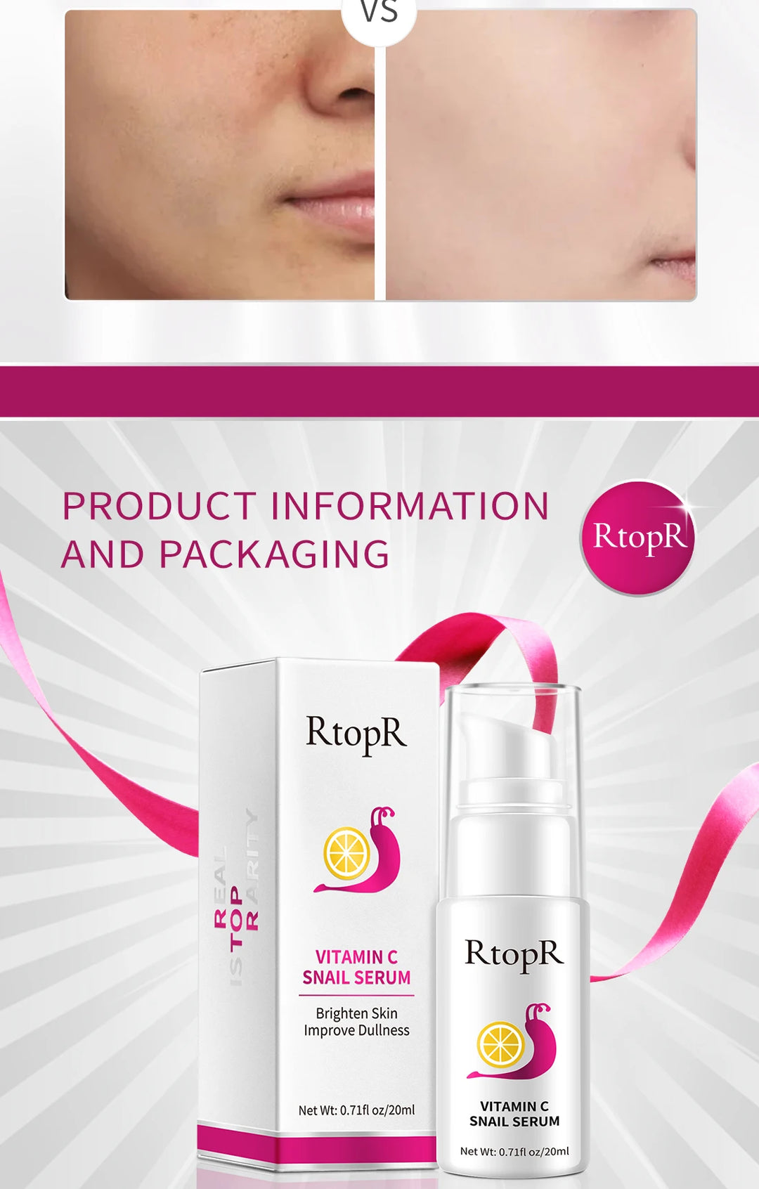 Radiant Renewal Serum – Vitamin C & Snail Essence Firming Elixir