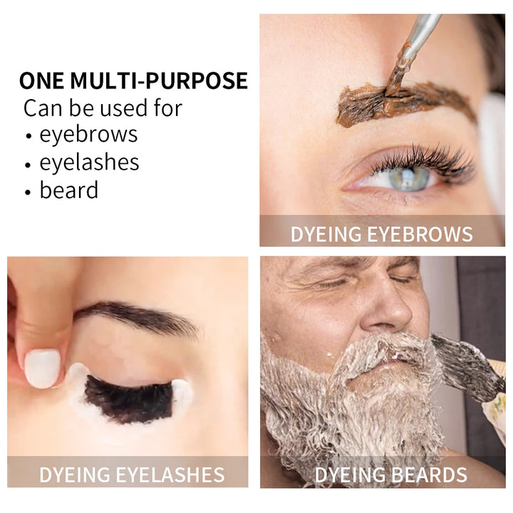 ICONSIGN 3-in-1 Tint Kit for Brows, Lashes & Beard – Long-Lasting Color in Minutes