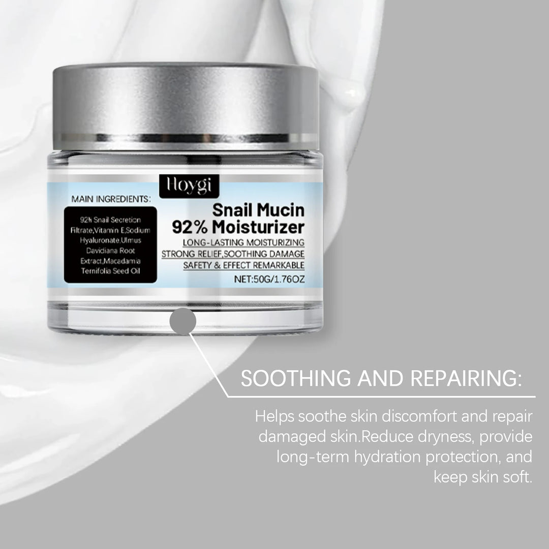 Snail Mucin 92% Repair Gel Cream – Hydrate, Soothe & Rejuvenate