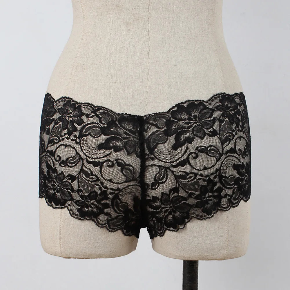 EmpowerEase Floral Lace Sheer Brief – Seamless, Soft & Seductive