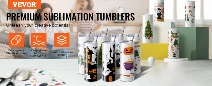 EmpowerMug™ DIY Sublimation Tumbler Set – 20oz Stainless Steel (8–50 pcs)